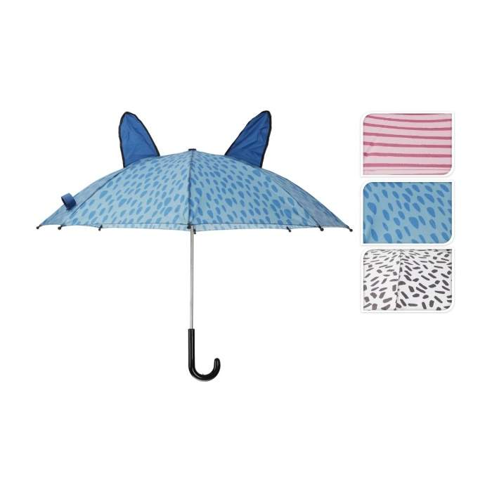 Levně Deštník dětský s ušima mix 75cm