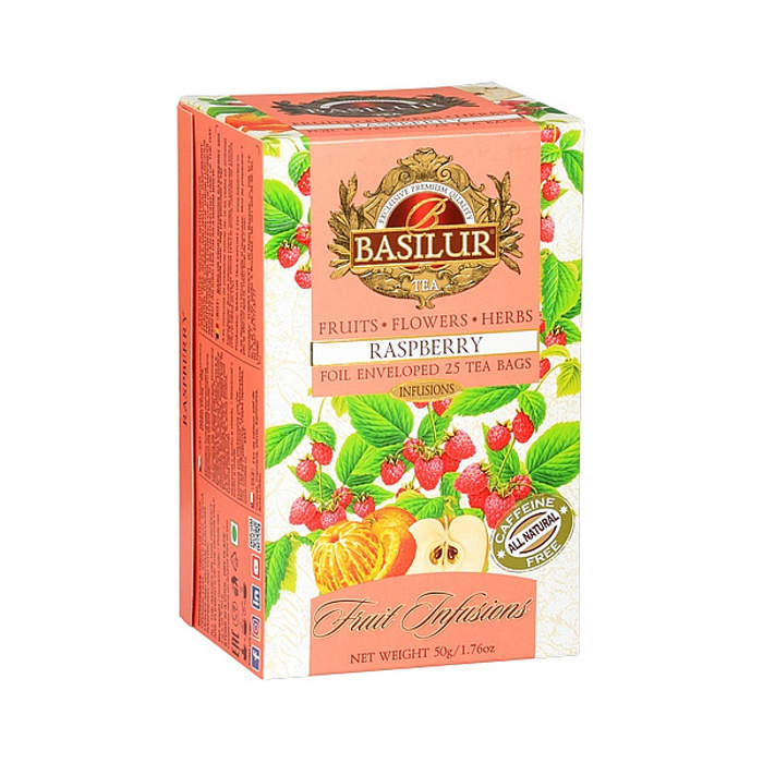 Levně Čaj Basilur Fruit Raspberry 25x2g