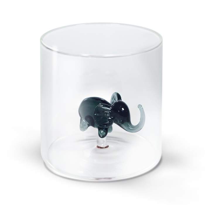 Levně Sklenice ELEPHANT z borosilikátového skla 250ml