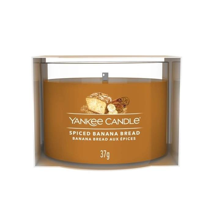 Levně Votiv sklo YANKEE CANDLE 37g Spiced Banana Bread