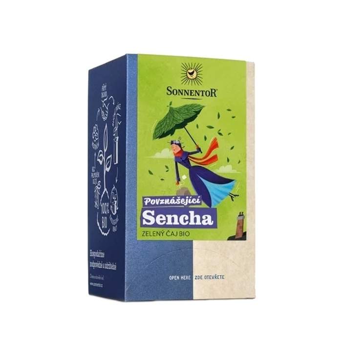Levně Čaj zelený Povznášející Sencha BIO porcovaný 18x1,2g Sonnentor