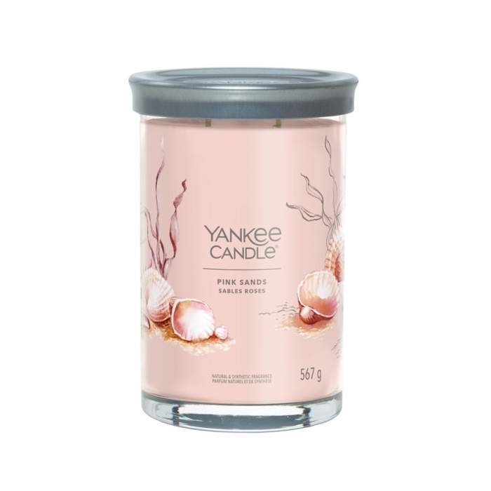 Levně Svíčka YANKEE CANDLE Signature Tumbler 567g Pink Sands
