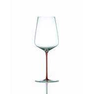Sklenice na víno AURIGA skleněná s červenou stopkou 540ml