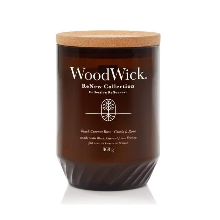 Levně Vonná svíčka WoodWick ReNew 368g Black Currant & Rose