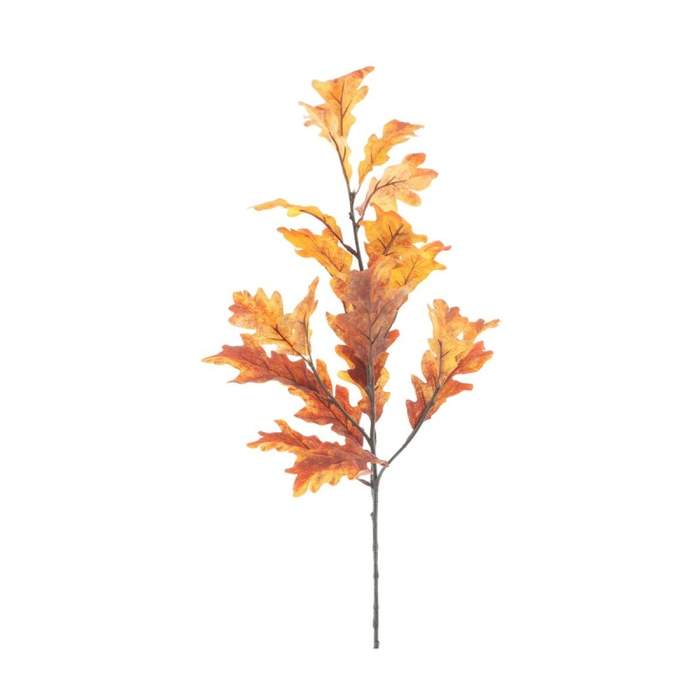 E-shop Větev dub podzimní umělý oranžový 73cm