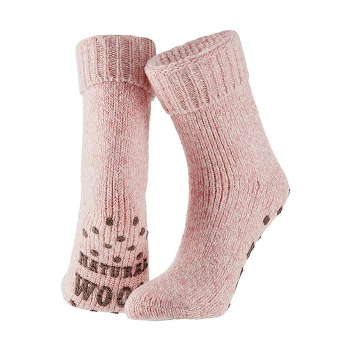 Ponožky dámské růžové vel.35-38 vlna