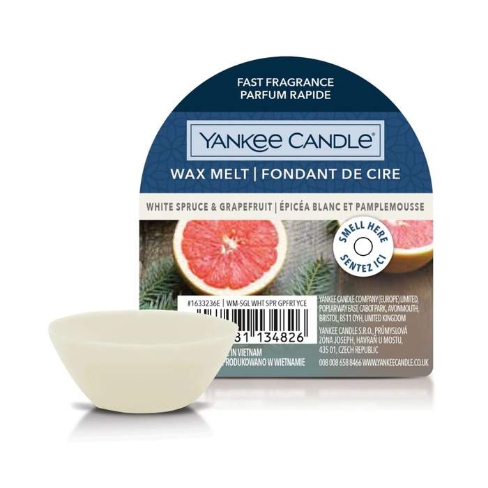 E-shop Vosk YANKEE CANDLE 22g White Spruce & Grapefruit