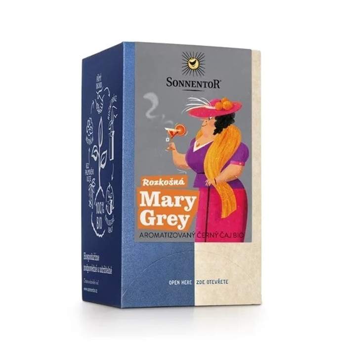 Levně Čaj černý Rozkošná Mary Grey porcovaný 18x1,5g, Sonnentor