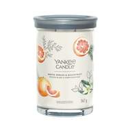 Svíčka YANKEE CANDLE Signature Tumbler 567g White Spruce & Grapefruit