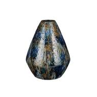 Váza kónická  keramická HARRIS tm.modrá 30cm