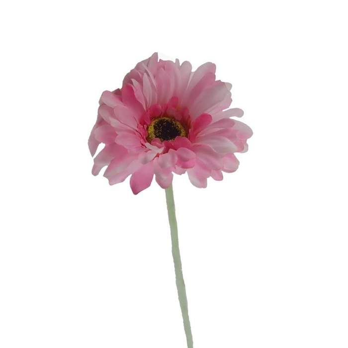 E-shop Gerbera řezaná umělá růžová 56cm