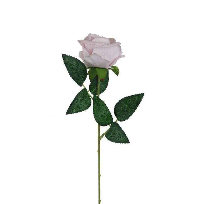 E-shop Růže řezaná umělá sv.fialová 50cm