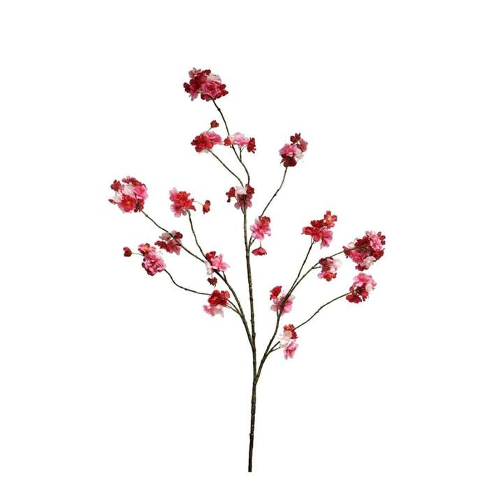 E-shop Větev třešeň MALAGA umělá růžová 126cm
