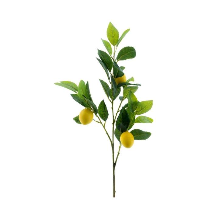 Levně Větev citrónovník s plody umělá 81cm