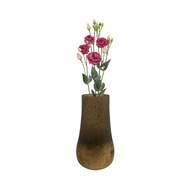 Váza kulatá kónická LINNA skleněná hnědá 32cm