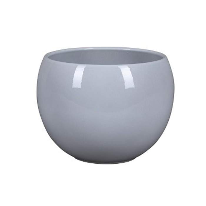 E-shop Obal LUNA keramický práškovaný sv.šedý 14cm
