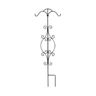 Zápich na lucernu/závěsný květináč WERRA kovový černý 160cm
