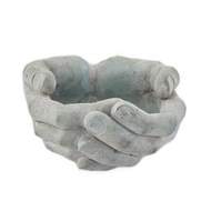 Miska cementové ruce sv.šedé 24cm