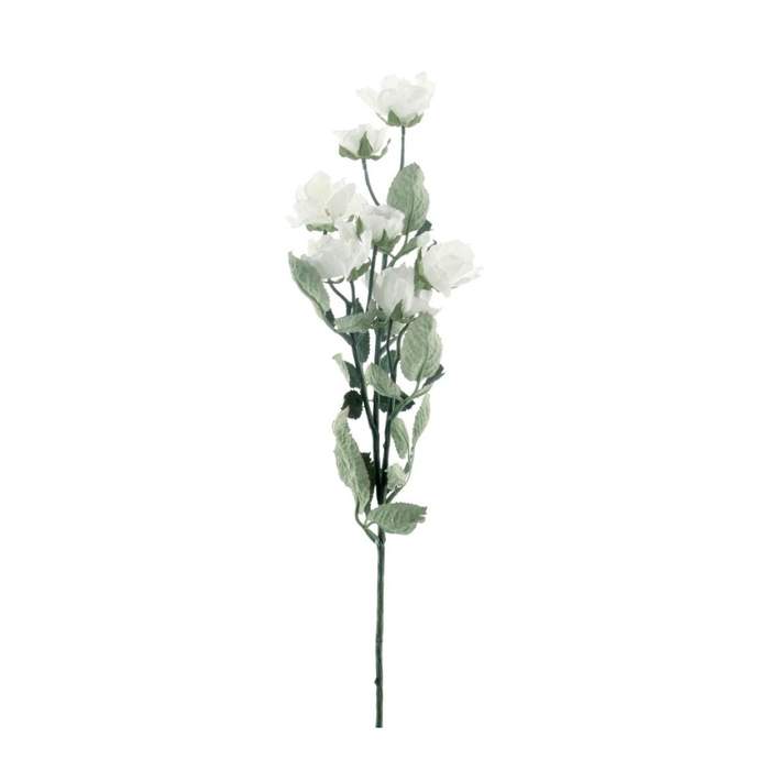 E-shop Růže mini ECO řezaná umělá bílá 68cm