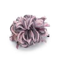 Hračka koule Mendel vlněná růžovo-šedá 7cm