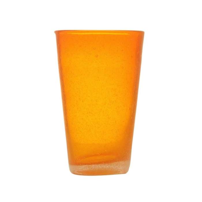 E-shop Sklenice na drink skleněná MEMENTO sv.oranžová 13,8cm