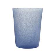 Sklenice na vodu skleněná MEMENTO modro-fialová 10cm