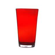 Sklenice na drink skleněná MEMENTO červená 13,8cm