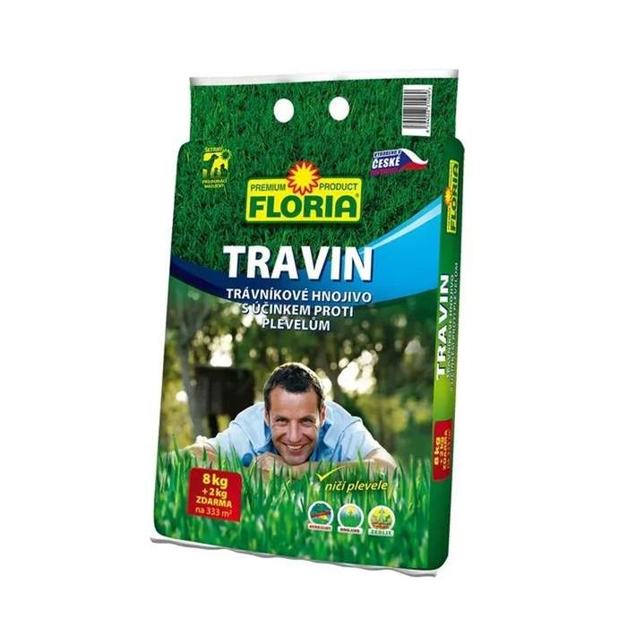 Levně Trávníkové hnojivo FLORIA Travin pytel 8+2kg